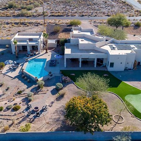 Adobe Arizona Home With City And Mountain Views Queen Creek Bagian luar foto