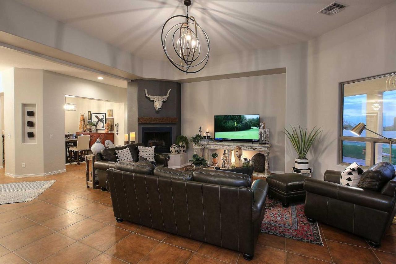 Adobe Arizona Home With City And Mountain Views Queen Creek Bagian luar foto