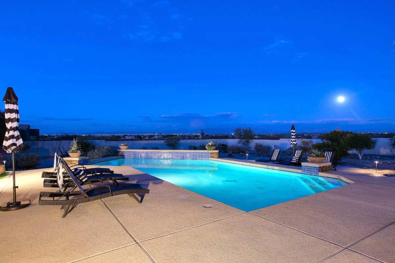 Adobe Arizona Home With City And Mountain Views Queen Creek Bagian luar foto