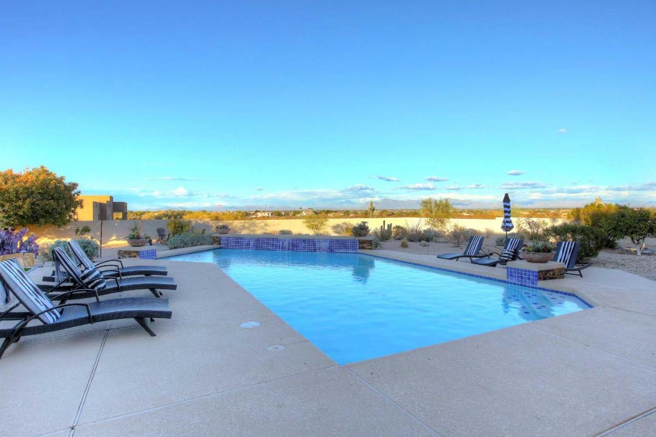 Adobe Arizona Home With City And Mountain Views Queen Creek Bagian luar foto